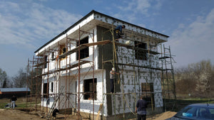 Aplicarea masei de spaclu pentru proiect de casa 155 mp thumbnail