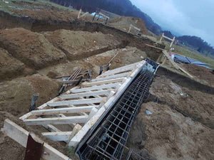 Armare si cofrare grinzi sustinere maluri pentru proiect restaurant 620mp Brasov thumbnail
