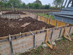 Armatura si grinzi fundatie casa parter de 130 mp Ilfov Snagov thumbnail