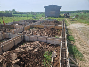 Armatura si grinzi fundatie casa parter de 130 mp Ilfov Snagov thumbnail