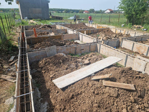 Armatura si grinzi fundatie casa parter de 130 mp Ilfov Snagov thumbnail