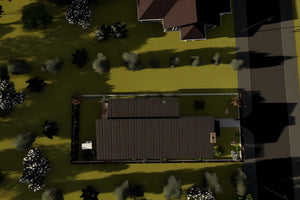 Casa BCA constructie zidarie parter 3 dormitoare terasa 056 -  imagine acoperis casa moderna 3d poza 10 thumbnail