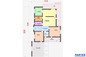 Casa BCA sau caramida cu etaj 340 mp constructie zidarie 060 - schita parter thumbnail