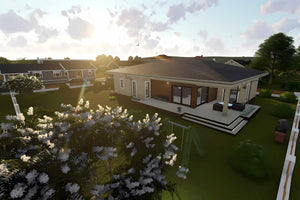 Casa BCA sau caramida pe un nivel constructie zidarie 047 - volum casa fotografie 8 thumbnail