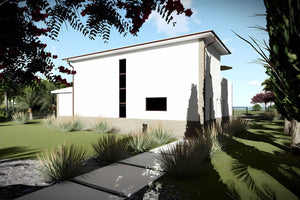 Casa constructie din zidarie cu etaj mediteraneana 250-065 - casa la exterior fotografie 7 thumbnail