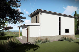 Casa constructie din zidarie cu etaj mediteraneana 250-065 - casa la exterior fotografie 8 thumbnail