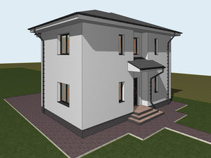 Montaj invelitoare din tigla metalica pe acoperis casa cu 2 nivele thumbnail
