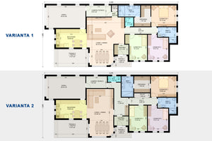 casa cu garaj lateral lipit varianta 1 versus varianta 2 thumbnail