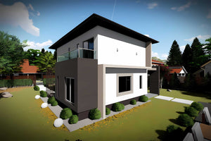 Casa de BCA constructie zidarie moderna cu etaj 3 camere 074 -  vedere casa din exterior foto 5 thumbnail
