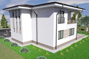 Casa din caramida constructie zidarie 4 camere cu terase 009 - fatada casa foto 4 thumbnail