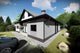 Casa din caramida sau BCA cu mansarda constructie zidarie 48 - exterior 3D casa cu horn mare imagine 4