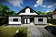 Casa din caramida sau BCA cu mansarda constructie zidarie 48 - exterior 3D casa cu horn mare imagine 7