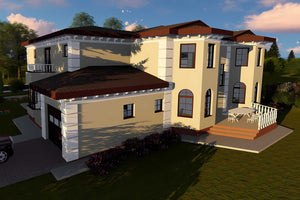 Casa lux caramida constructie din zidarie cu etaj si garaj - fatada casa foto 7 thumbnail