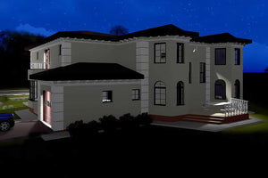 Casa lux caramida constructie din zidarie cu etaj si garaj - fatada casa foto 10 thumbnail