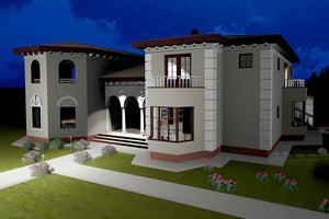Casa lux caramida constructie din zidarie cu etaj si garaj - fatada casa foto 11 thumbnail