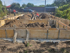 Casa metalica in Ialomita plantare armatura si cofrare grinzi fundatie thumbnail