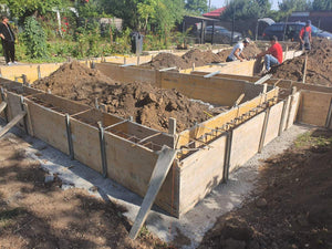 Casa metalica in Ialomita plantare armatura si cofrare grinzi fundatie thumbnail