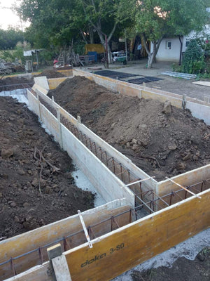 Casa metalica in Ialomita plantare armatura si cofrare grinzi fundatie thumbnail