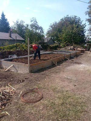Casa metalica in Ialomita plantare armatura si cofrare grinzi fundatie thumbnail