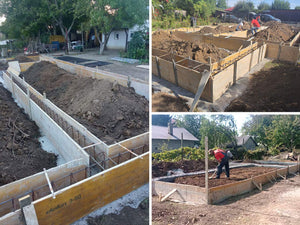 Casa metalica in Ialomita plantare armatura si cofrare grinzi fundatie thumbnail