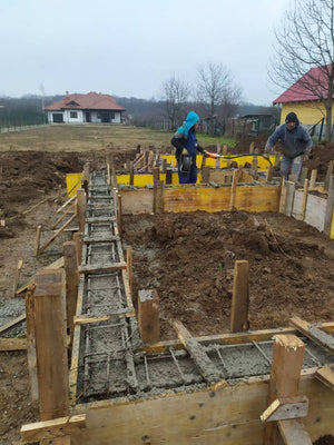 Casa metalica Snagov 162 mp cofrare armare si turnare grinzi fundatie thumbnail