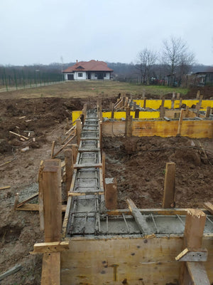 Casa metalica Snagov 162 mp cofrare armare si turnare grinzi fundatie thumbnail