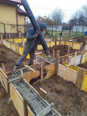 Casa metalica Snagov 162 mp cofrare armare si turnare grinzi fundatie thumbnail