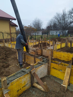 Casa metalica Snagov 162 mp cofrare armare si turnare grinzi fundatie thumbnail