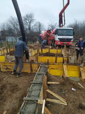 Casa metalica Snagov 162 mp cofrare armare si turnare grinzi fundatie thumbnail