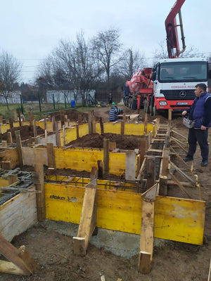 Casa metalica Snagov 162 mp cofrare armare si turnare grinzi fundatie thumbnail