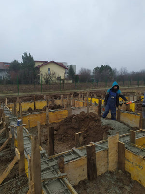 Casa metalica Snagov 162 mp cofrare armare si turnare grinzi fundatie thumbnail
