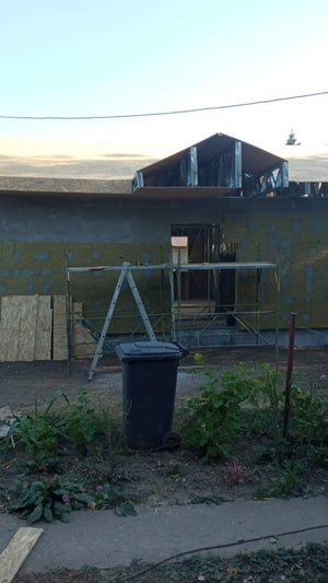 Casa parter in Sinesti aplicare termoizolatie din vata bazaltica de exterior thumbnail