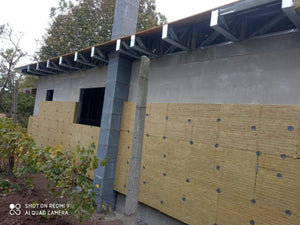 Casa parter in Sinesti aplicare termoizolatie din vata bazaltica de exterior thumbnail
