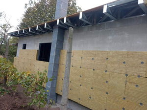 Casa parter in Sinesti aplicare termoizolatie din vata bazaltica de exterior thumbnail