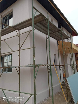 Casa pe structura metalica finisare fatade cu tencuiala decorativa de exterior thumbnail