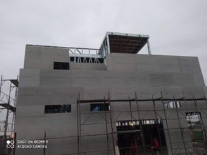 Casa structura metalica Otopeni inchideri exterioare pereti cu fibrociment thumbnail