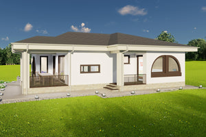 casa structura metalica randare pe timp de zi lumina naturala thumbnail