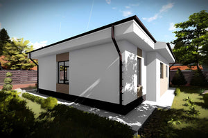 Casa zidarie 3 dormitoare si living constructie pe un nivel - design casa fotografie 6 thumbnail