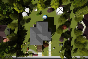 Casa zidarie moderna constructie caramida sau BCA 200 mp 040 - acoperisul casei 3D foto 10 thumbnail