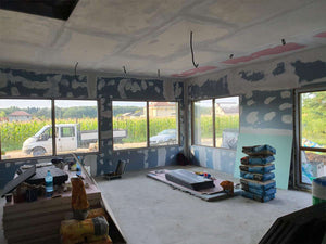 Chituire pereti si tavane casa metalica 320 mp Snagov thumbnail
