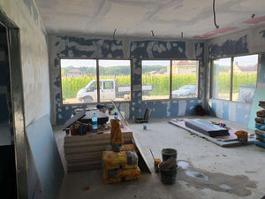 Chituire pereti si tavane casa metalica 320 mp Snagov thumbnail