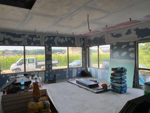 Chituire pereti si tavane casa metalica 320 mp Snagov thumbnail
