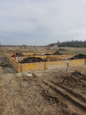 Cofrare armare si turnare fundatie proiect de casa la cheie in Domnesti thumbnail