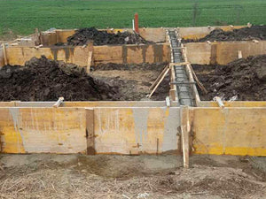 Cofrare armare si turnare fundatie proiect de casa la cheie in Domnesti thumbnail