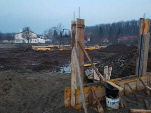 Cofrare soclu si stalpi gard din beton si lemn GA04 thumbnail
