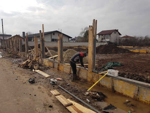 Cofrare soclu si stalpi gard din beton si lemn GA04 thumbnail
