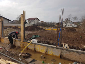 Cofrare soclu si stalpi gard din beton si lemn GA04 thumbnail