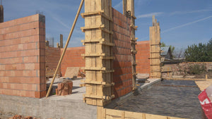 Cofrare turnare beton stalpi si zidarie pereti exteriori casa 386 mp thumbnail