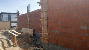 Cofrare turnare beton stalpi si zidarie pereti exteriori casa 386 mp thumbnail