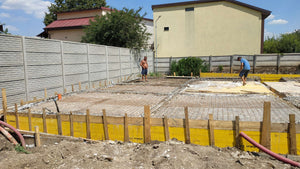 Compactare armatura placa finala fundatie proiect hala metalica 240 mp thumbnail